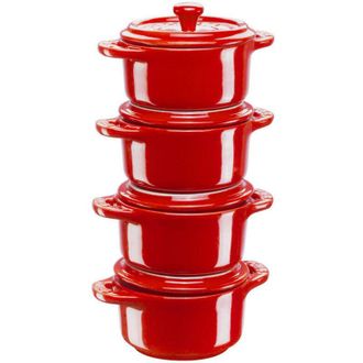 Staub Conjunto De 4 Macetas De Ceramica Staub