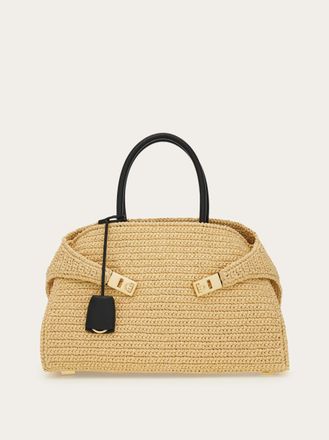 Ferragamo Donna Borsa a mano Hug (L) Beige