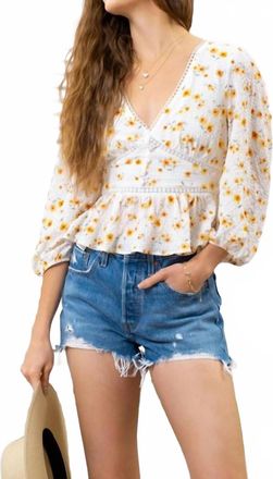 Blu Pepper Sophie Top In Multi