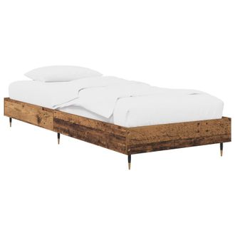 vidaXL Estructura De Cama Madera Envejecida 80 X 200 Cm Vidaxl