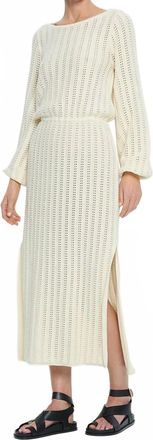 Kivari Noa Knit Dress In Cream