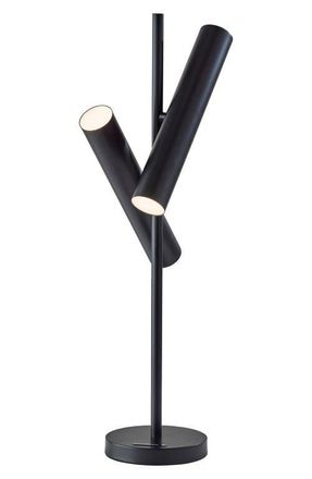 Adesso Greer LED Table Lamp in Black at Nordstrom
