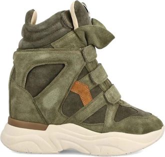 Isabel Marant Khaki Green High-top Sneakers