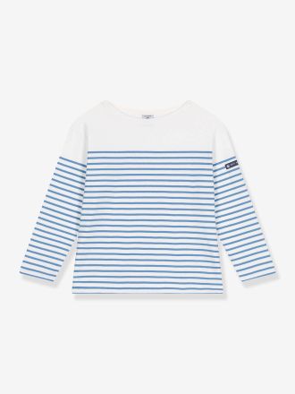 Petit Bateau Kinder Ringelshirt PETIT BATEAU aus Baumwolle blau