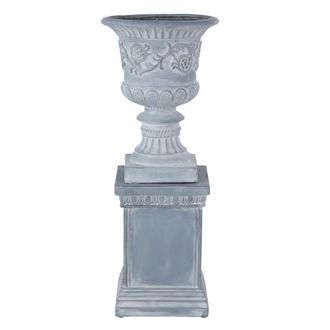 Maisons du monde Copa con base gris blanqueada Alt.109 cm