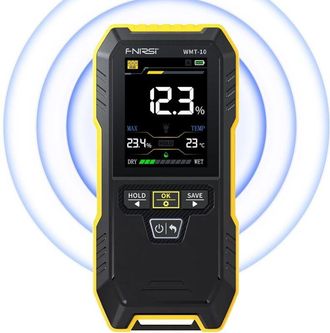 OEM Medidor De Humedad De Madera Sin Contacto Wmt-10 Mejorado, Recargable Y Con Linterna Para Madera, Le&ntilde;a Y Pared. Detector De Humedad De Madera Sin Cont