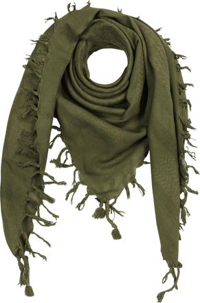 Freak Scene Kufiya - green-olive green - green-olive green - 40x40 inch - Shemagh - Arafat scarf Palestinian PLO Pali-scarf - 100% cotton