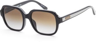 Coach Womens 53mm Black Sunglasses