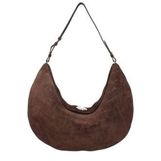 Jacquemus Brown Leather Shoulder Womens Bag