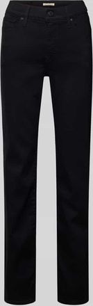 Levi's Straight Fit Jeans aus BCI Baumwolle mit 5-Pocket-Design in Black, Gr&ouml;&szlig;e 26/30