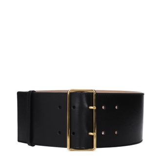 Alexander McQueen Alexander McQueen Damens Lederg&uuml;rtel Schwarz