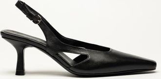 Want Les Essentiels Holton Smooth Leather Slingback Heels in Black at Nordstrom, Size 36