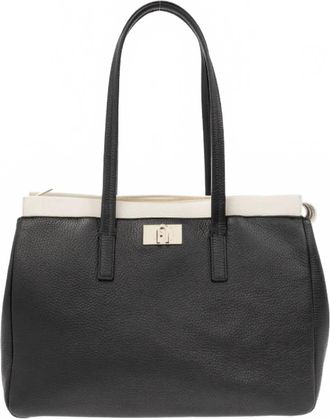 Furla Womens 1927 L Tote Bag In Black