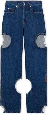 Off-white Medium Blue Meteor Denim Jeans - Dames - Regular Fit Jeans - Blauw - W26 - Denim - Jeans