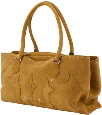 Osoi Womens Shell Brot Shopper Bag - Osoi Leather Brown Cowhide Totes-Shopping-Bags
