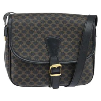 Celine Pre-owned Cross Body Bags, female, Black, Size: ONE SIZE Pre-owned Plastic Cross Body Bag