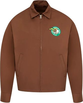 Human Made Giacca-camicia con stampa Drizzler - Marrone