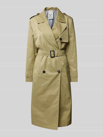 Fuchs Schmitt Trenchcoat mit Tailleng&uuml;rtel in Khaki, Gr&ouml;&szlig;e 40