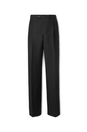 Saman Amel Amo Straight-Leg Wool and Mohair-Blend Suit Trousers