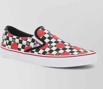 Valentino Garavani printed cotton slip-on sneakers