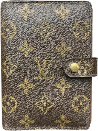 Louis Vuitton Pre-owned Wallets, male, Brown, Size: ONE SIZE Pre-owned Monogram Agenda Cover