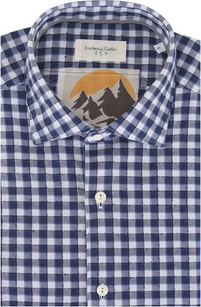 Tintoria Mattei Camicia a quadri - Blu