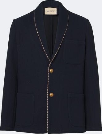 Valentino Cotton twill blazer