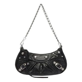 Balenciaga (WMNS) Balenciaga Le Cagole Mini Bag With Chain Black 6958141VG9Y1000