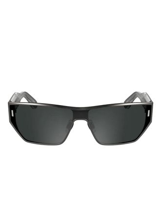Calvin Klein geometric-frame sunglasses - Grey