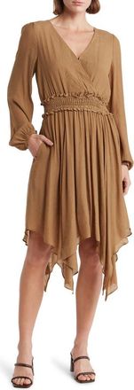 Wishlist Long Sleeve Handkerchief Hem Dress in Gucci at Nordstrom Rack, Size Medium