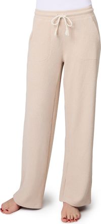 Free Country Womens Ripple Knit Long Wide Leg Pant