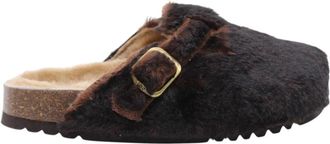 Scholl Comfortabele Slipper voor Dagelijks Gebruik - Dames - Slip ons - Bruin - 37 EU - Schoenen
