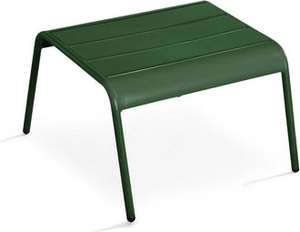 Oviala Reposapi&eacute;s de metal verde bosque