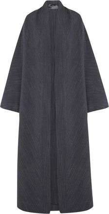 Cortana Marina Lange Kimono Jas - Dames - Kimonos - Blauw - M - Katoen - Overhemden