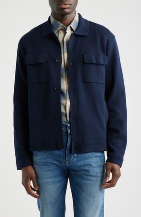 BOSS Uttoni Shirt Jacket in Dark Blue at Nordstrom Rack, Size Medium