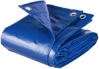 Woltu Woltu Telone Impermeabile Pe 280g/m&sup2; Telo Di Protezione Antipioggia Da Esterno Blu 2x3m