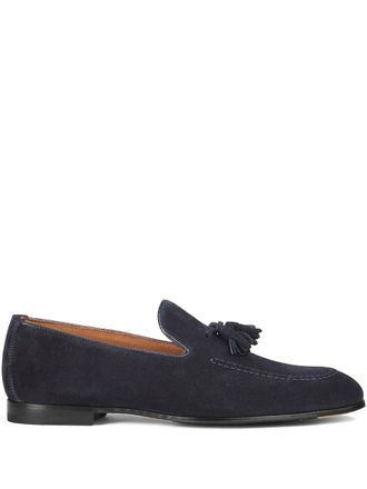 Doucal's suede loafers - Blue