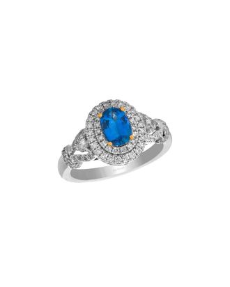 Le Vian Passion Platinum & 18K 1.52 Ct. Tw. Diamond & Ceylon Sapphire Cocktail Ring