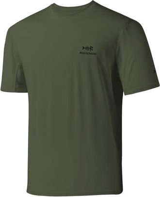 T-shirt Homme Bassdash - Manches Courtes, Mélange Coton Doux Et Protection Solaire UPF 50+