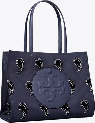 Tory Burch Womens Small Ella Printed Tote, One Size