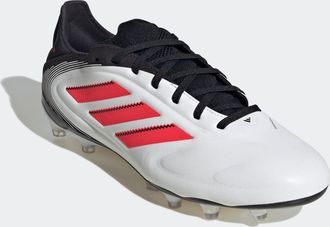 adidas Fussballschuh ADIDAS PERFORMANCE COPA PURE 3 PRO FG, Damen, Gr. 41, weiss (cloud wei&szlig;, lucid rot, core schwarz), Leder, Synthetik, Schuhe Fussballschu