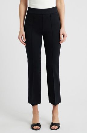 Spanx Ponte Pintuck Kick Flare Pants in Classic Black at Nordstrom, Size X-Small