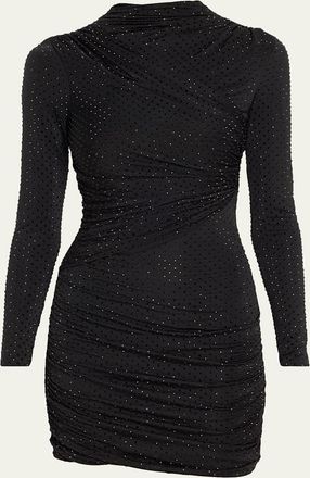 Retrof&ecirc;te Tana Long-Sleeve Embellished Mini Dress