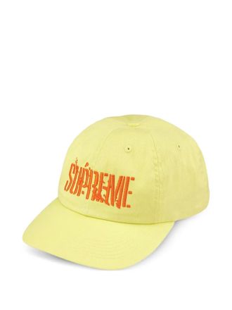 SUPREME Splatter 6-Panel baseball cap - Yellow