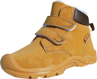 Generic Walking Boots Mens, Cozy Winter Waterproof Anti-Slip Boots Lightweight Outdoor Walking Shoes Comfortable Wear-Resistant Hiking Footwear Soft Bottom Ca