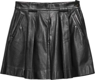 Emporio Armani Leather Skirt