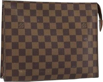 Louis Vuitton Pre-owned Clutches, female, Brown, Size: ONE SIZE Pre-owned
