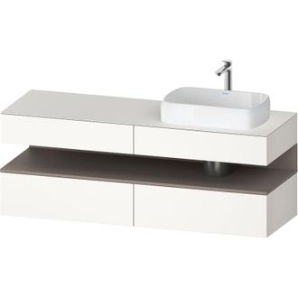 Duravit Qatego Consola Mueble Bajo Lavabo, 2 Extensiones, 2 - Duravit