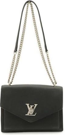 Louis Vuitton Pre-owned Mylockme Lederen Schoudertas - Dames - Vintage Schoudertas - Zwart - ONE Size - Leer - Vintage