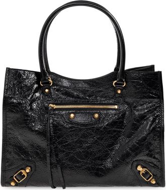 Balenciaga Handbags, female, Black, Size: ONE SIZE Le City Tote Bag Small